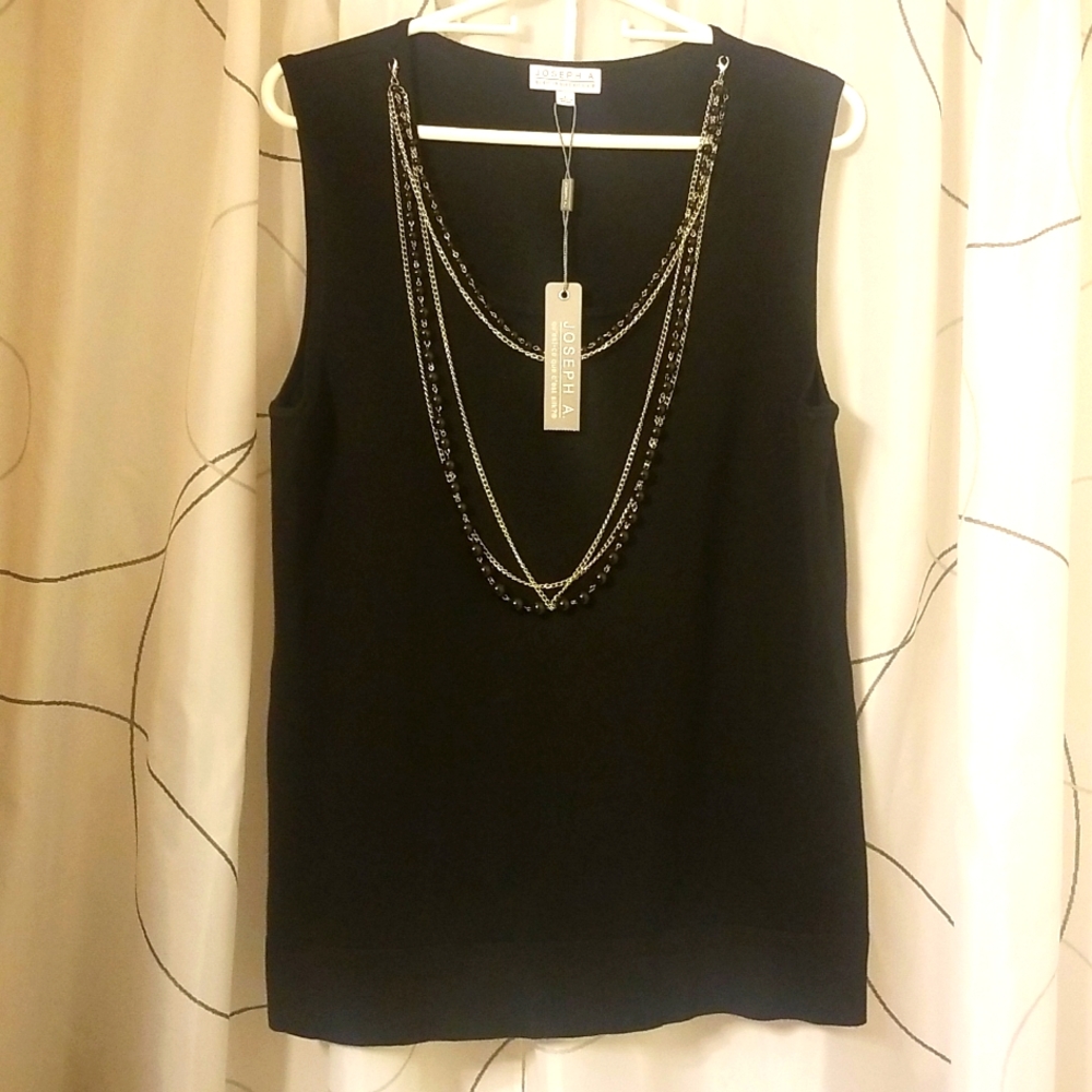 NWT Joseph A dressy tank top